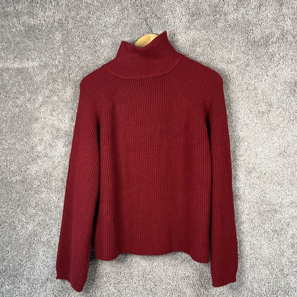 その他 TEN HIGH NECK WOOL RED L Rib high neck LS - Fired Brick – KnowledgeCotton Apparel Europe